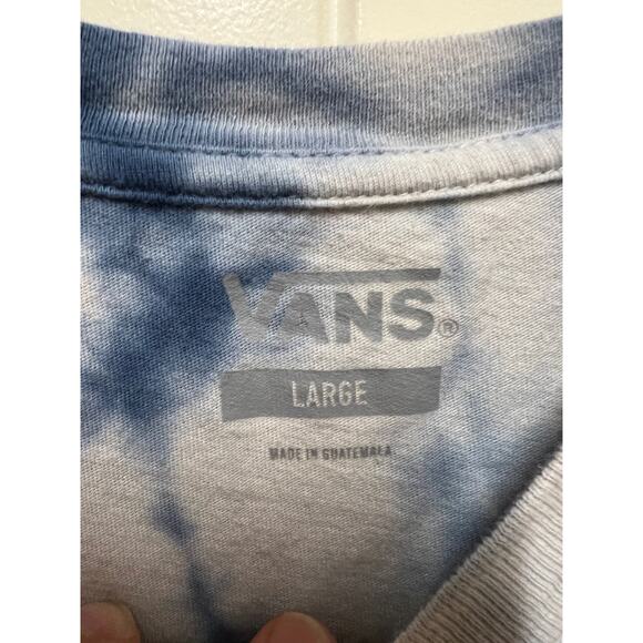 Vans T Shirt Womens Large Tie-Dye with sunflower on logo - Picture 3 of 4